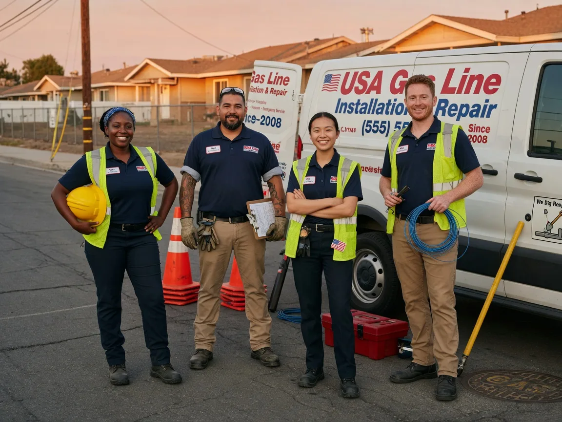 Gas Line Installation company in Strasburg, IL